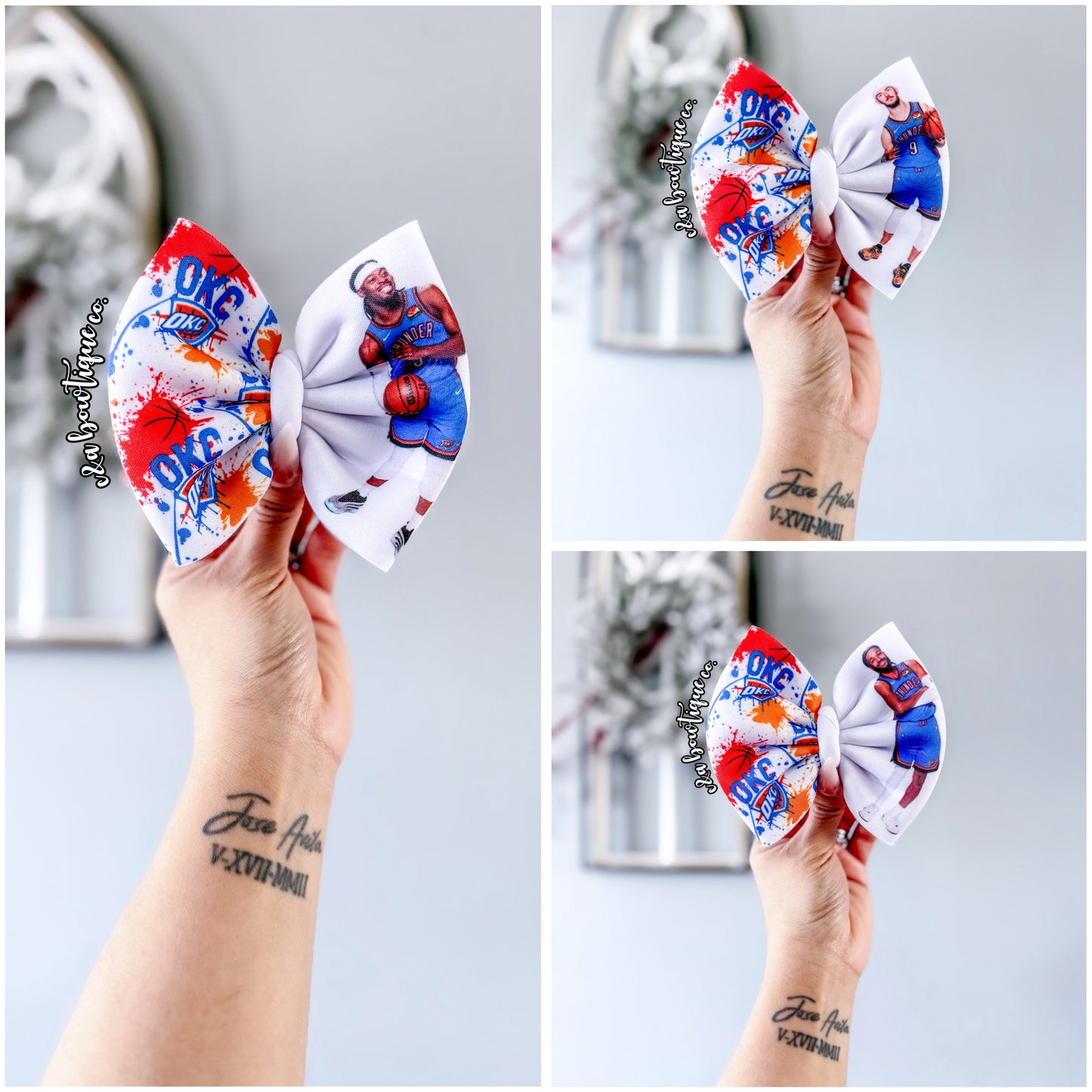 OKC Basketball Players - Big Bows
