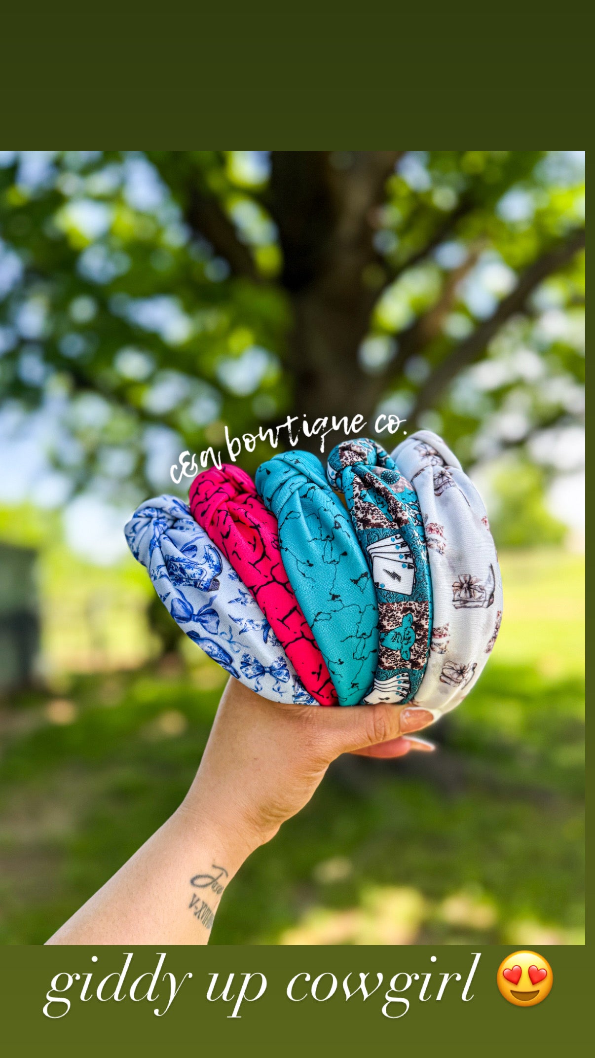 Western- Headbands/Scrunchies