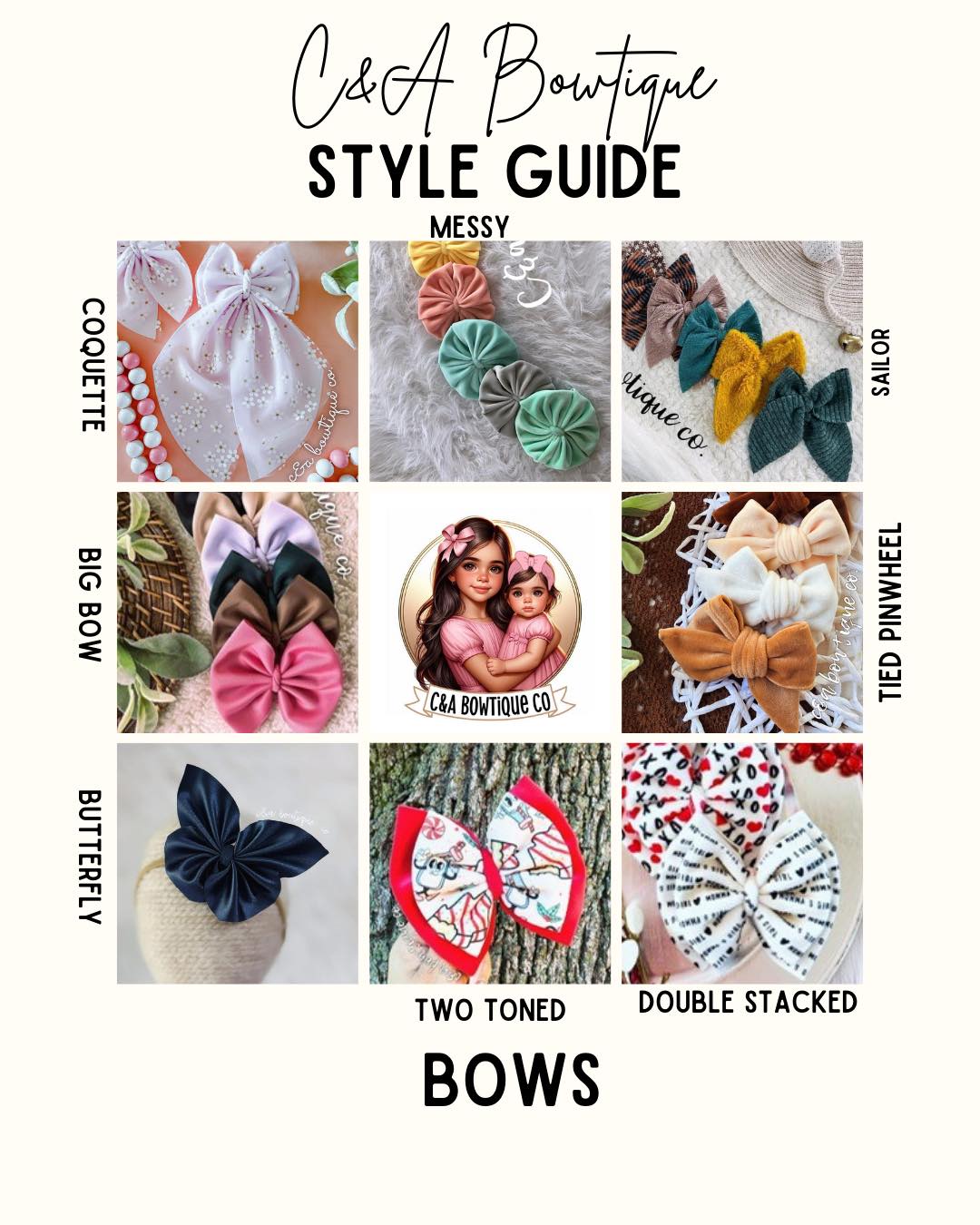 Suede- Bows