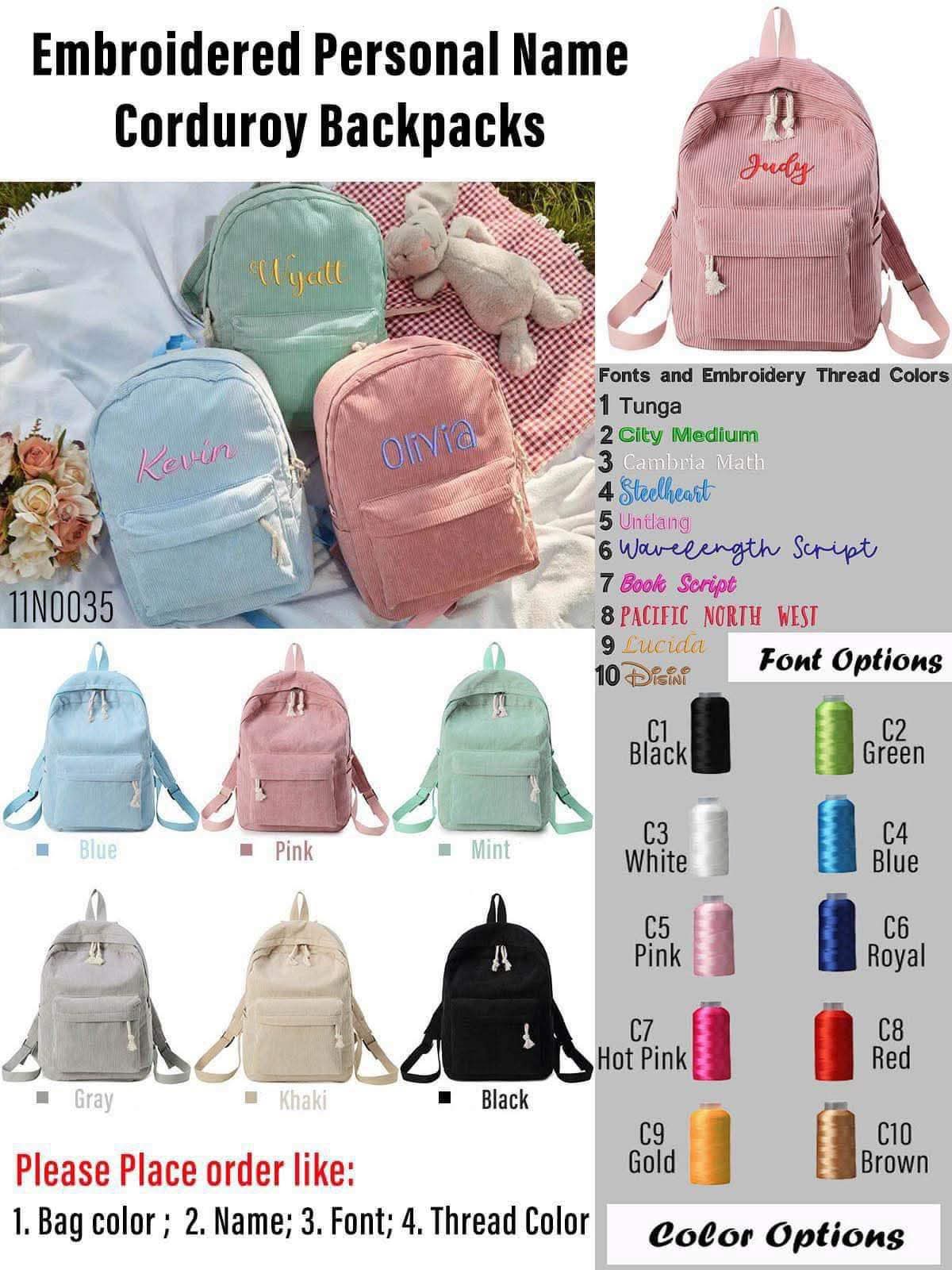 Embroidery Bags