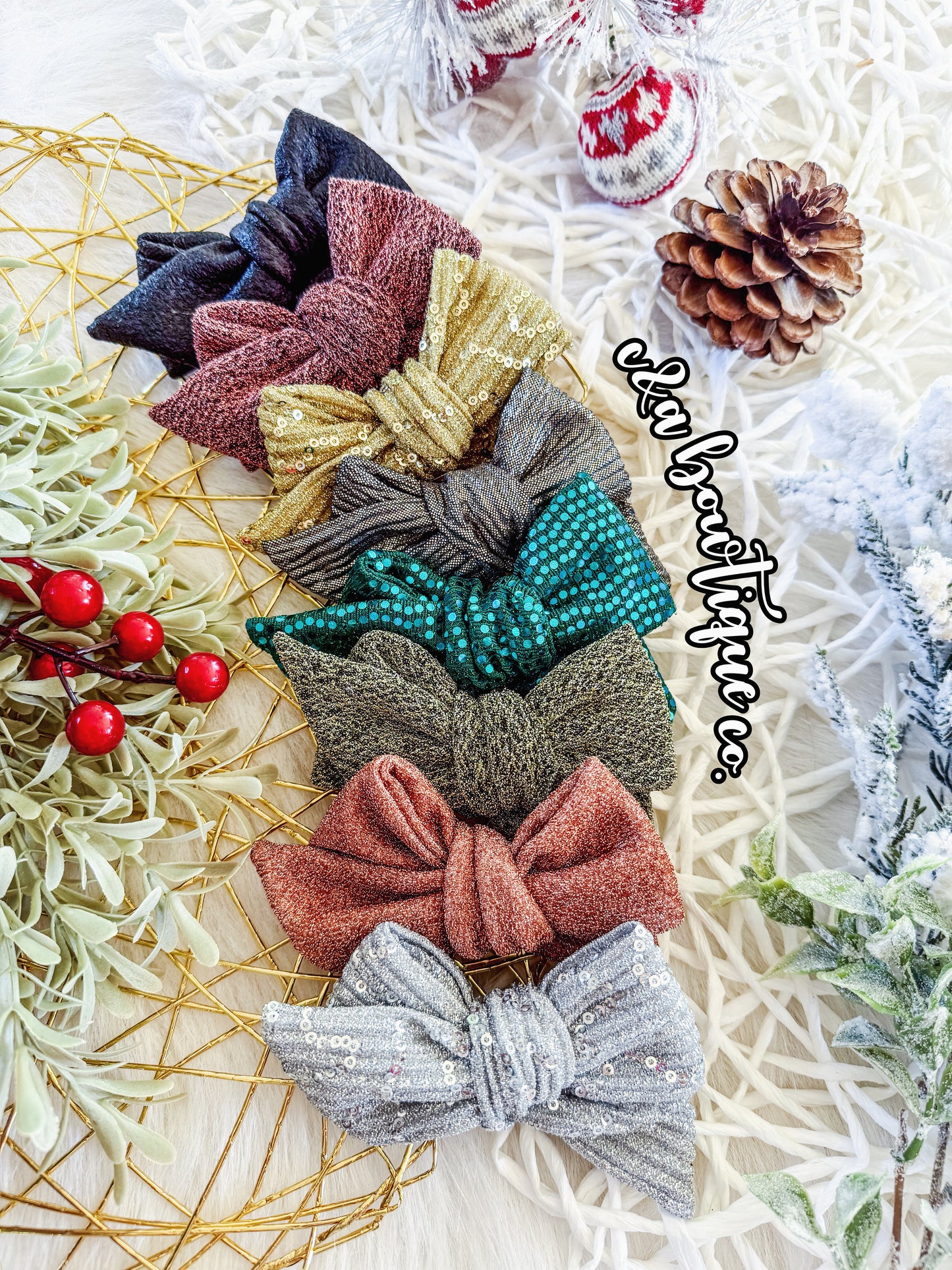 Holiday Sparkle- Bows