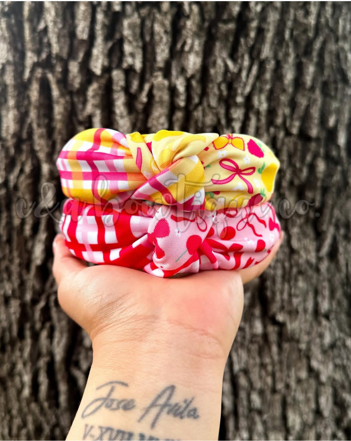 Fruits + Matching Plaids - Crowning Touch