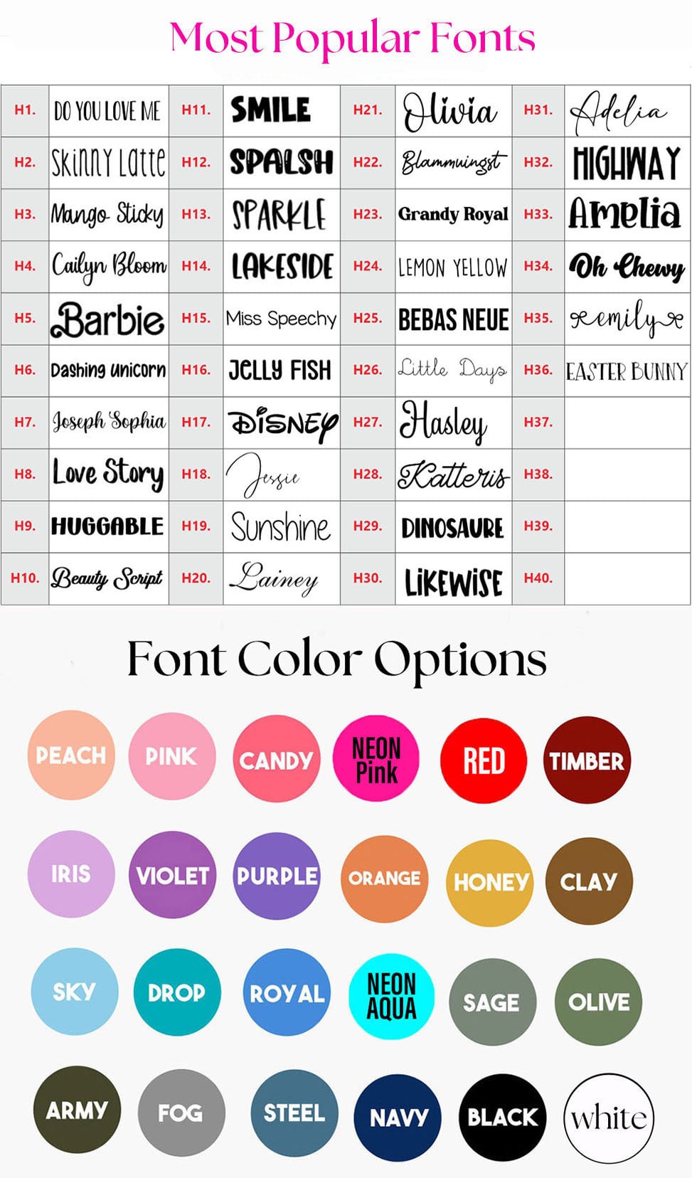 Personalized Name Outfits