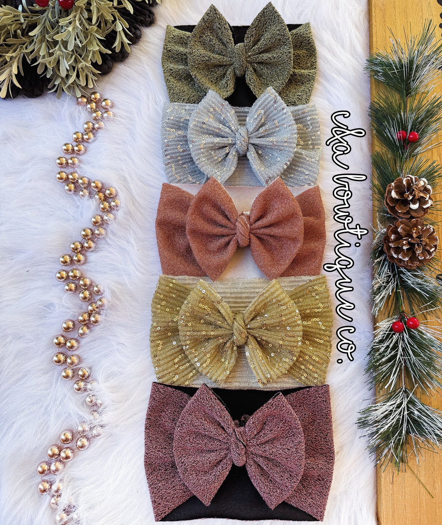 Holiday Sparkle- Headwraps