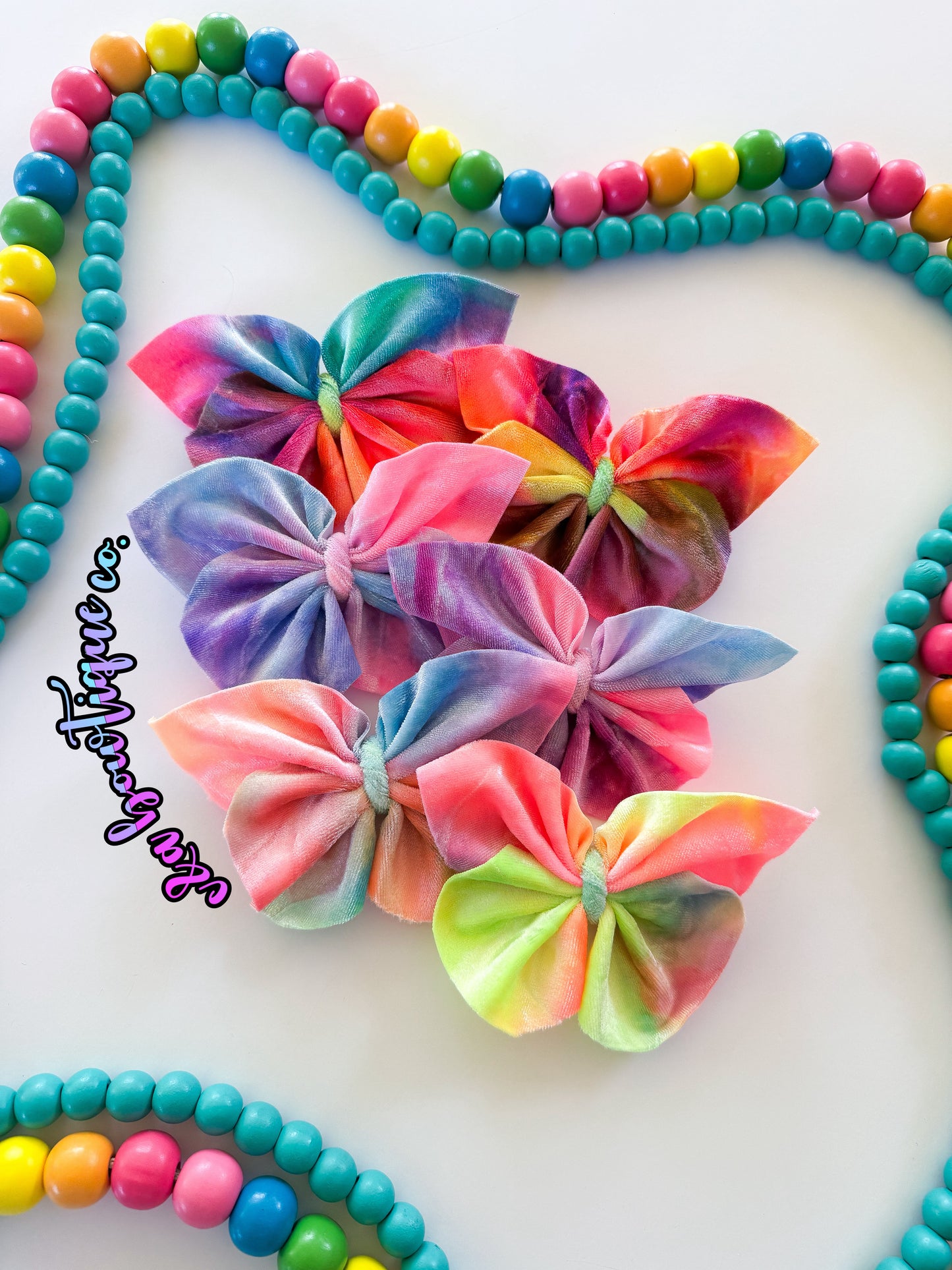 Tye Dye Velvet + Disco Dots- Piggies