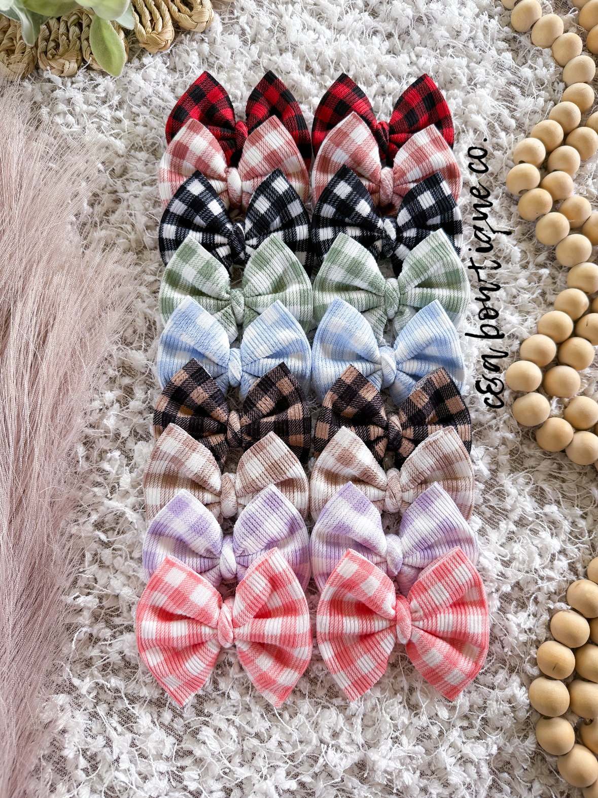 Cottage Gingham - Piggies