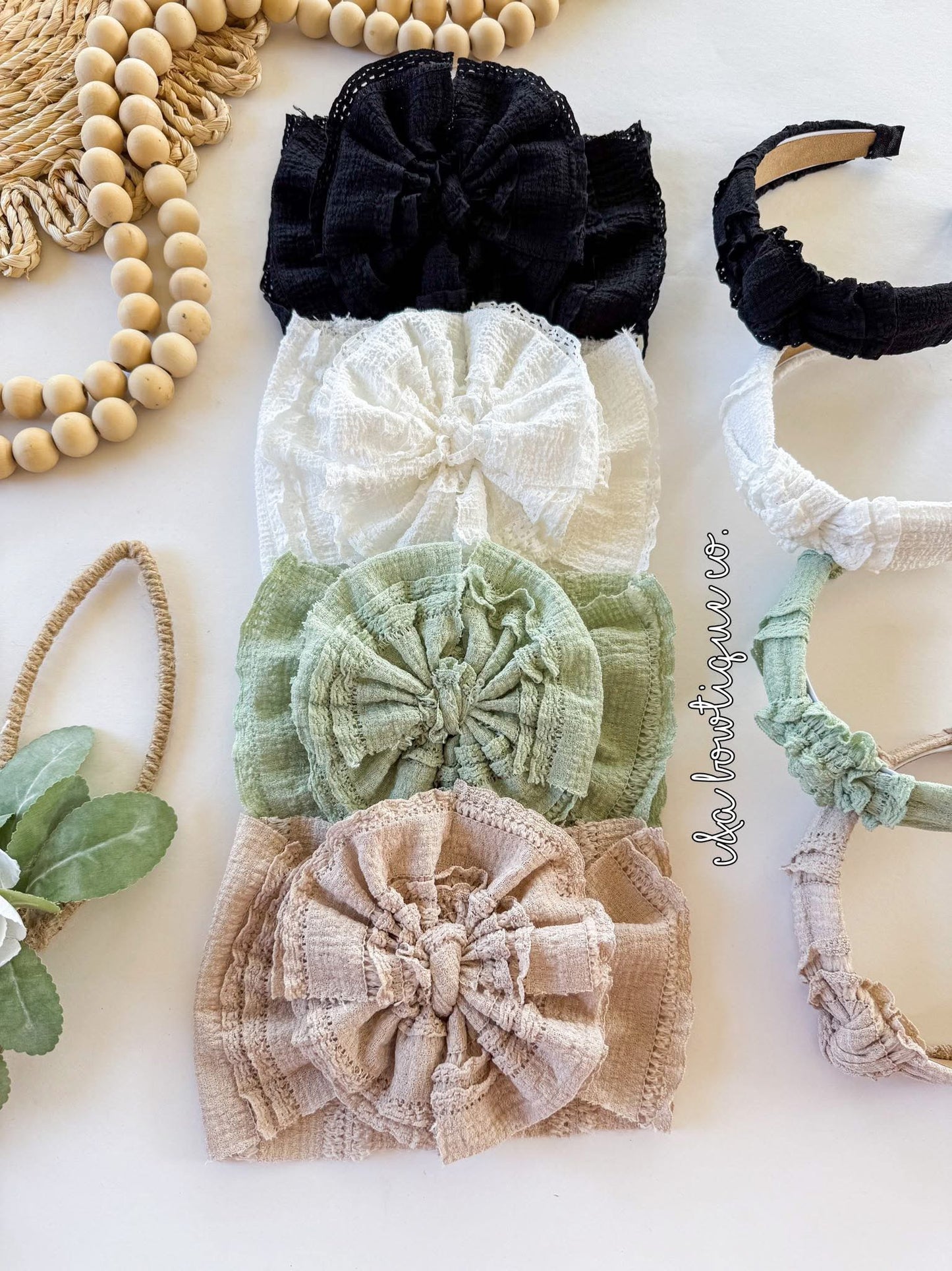Classic Ruffles Headwraps