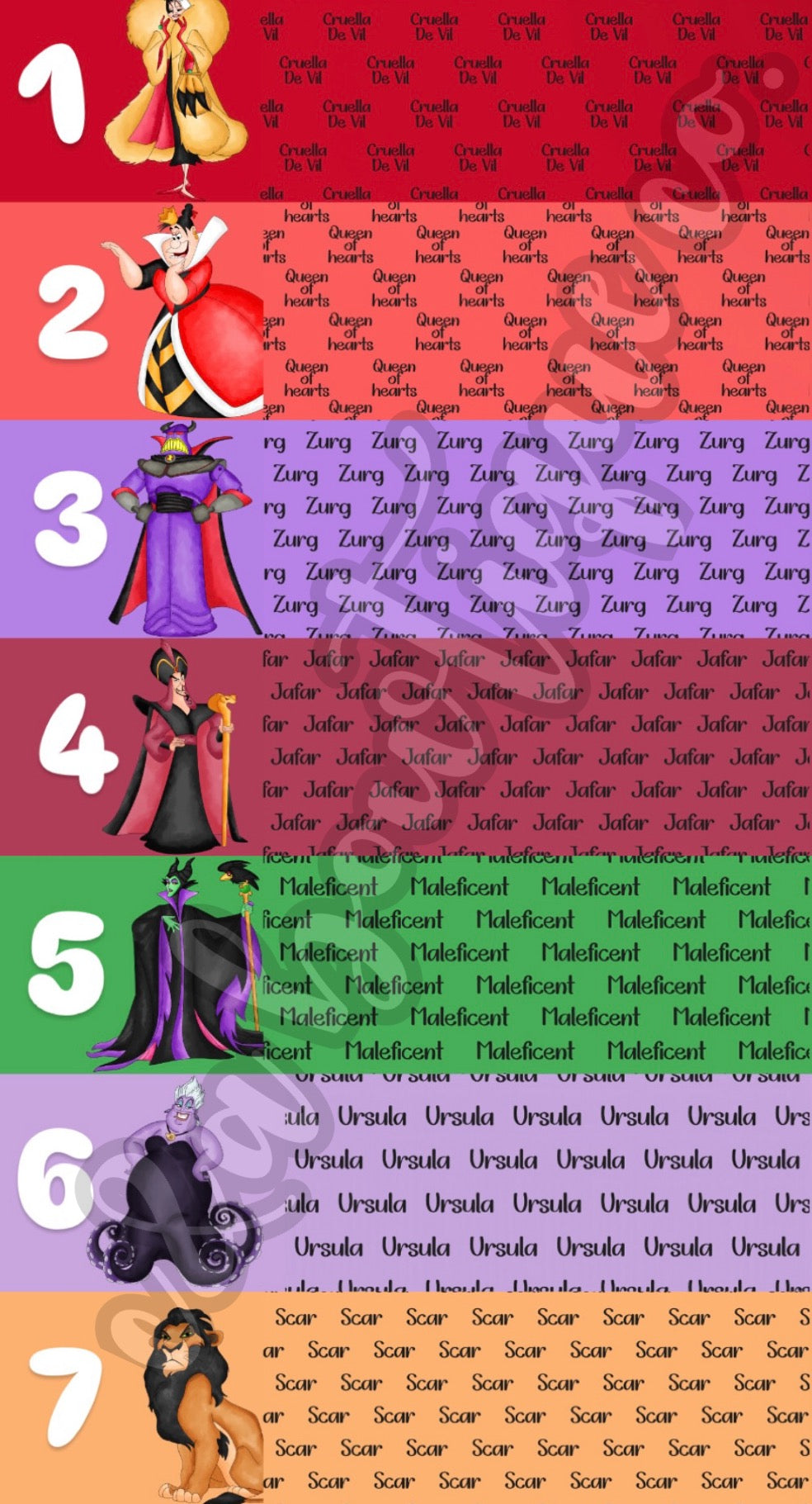 Villains - 2 Tone Bows