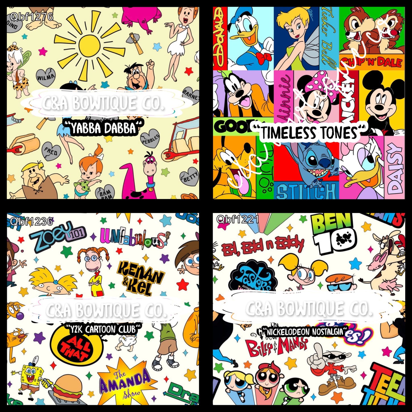 Cartoon Clubhouse- Bows