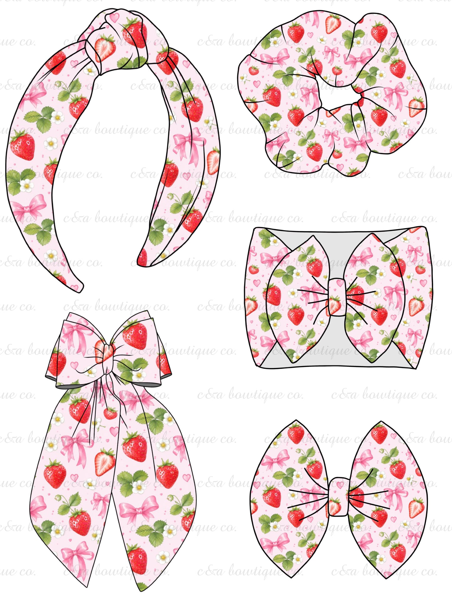 Summer Fruits- Bows