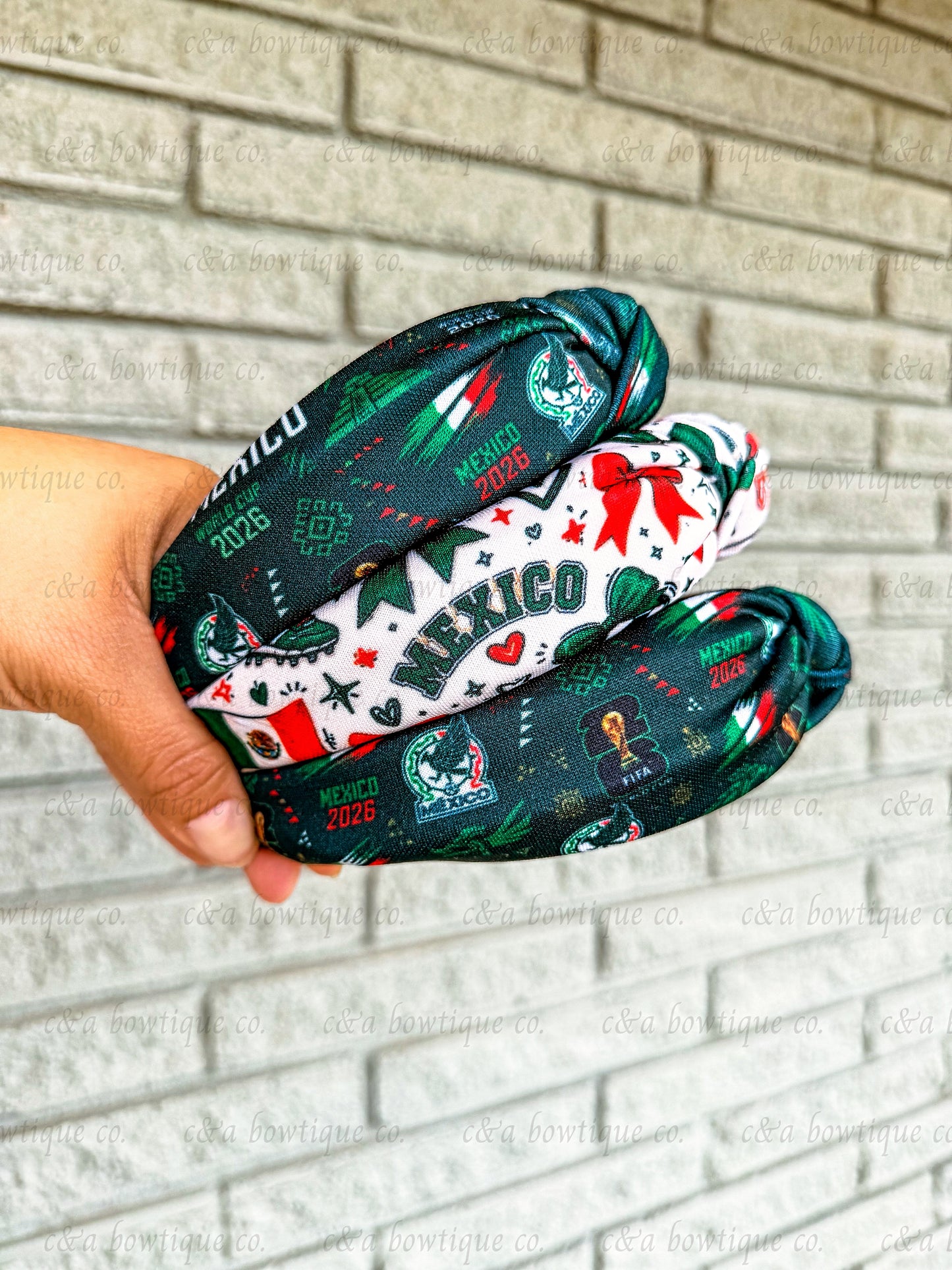 World Cup - Headbands/ Scrunchies / Keyfob Scrunchies