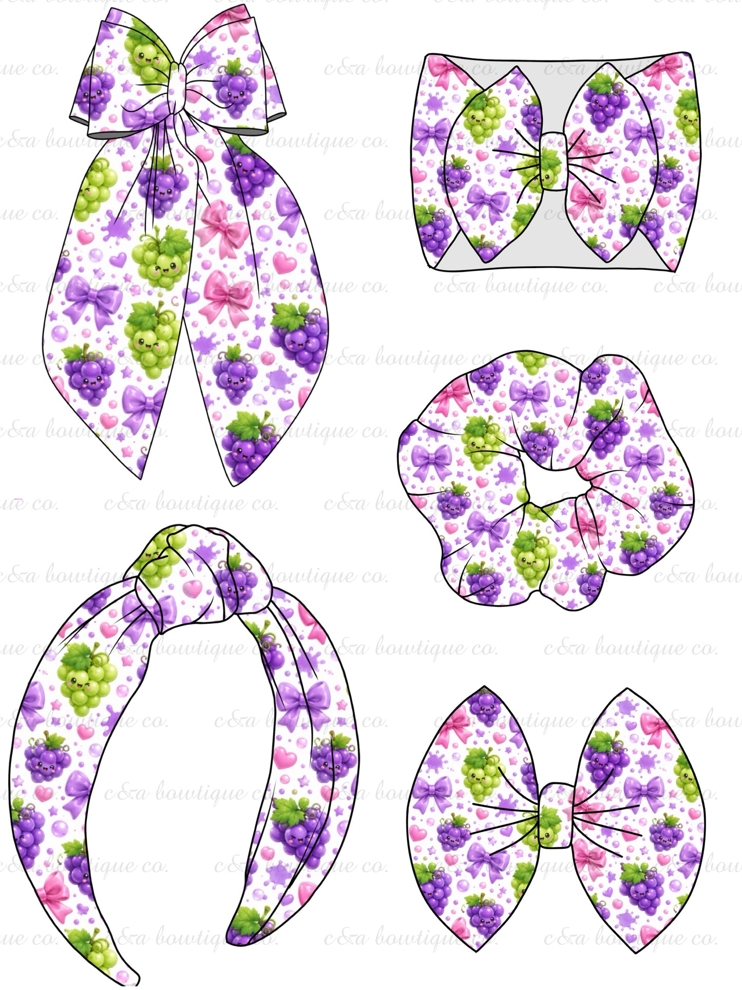 Summer Fruits- Bows