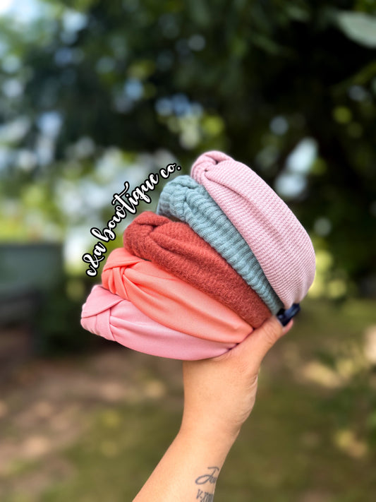 Sherpa Days… Sweater Nights  - Headbands/ Scrunchies