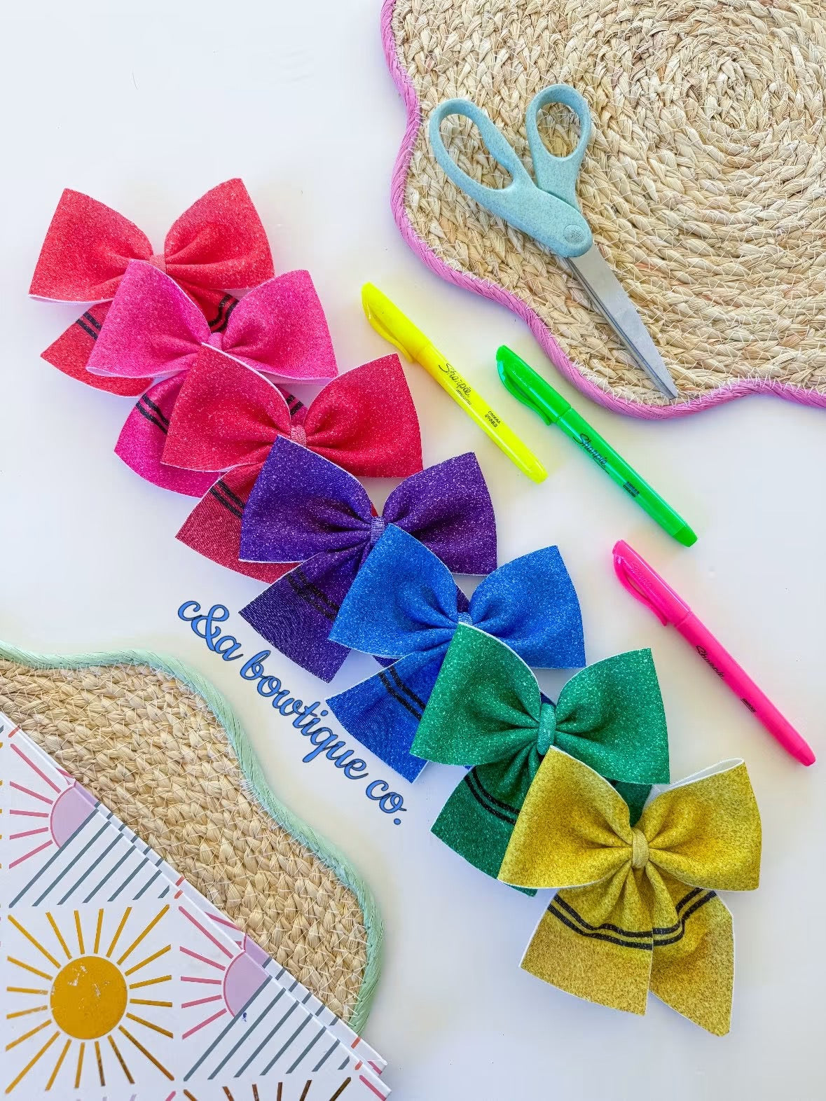 Crayon & Pencil Bows