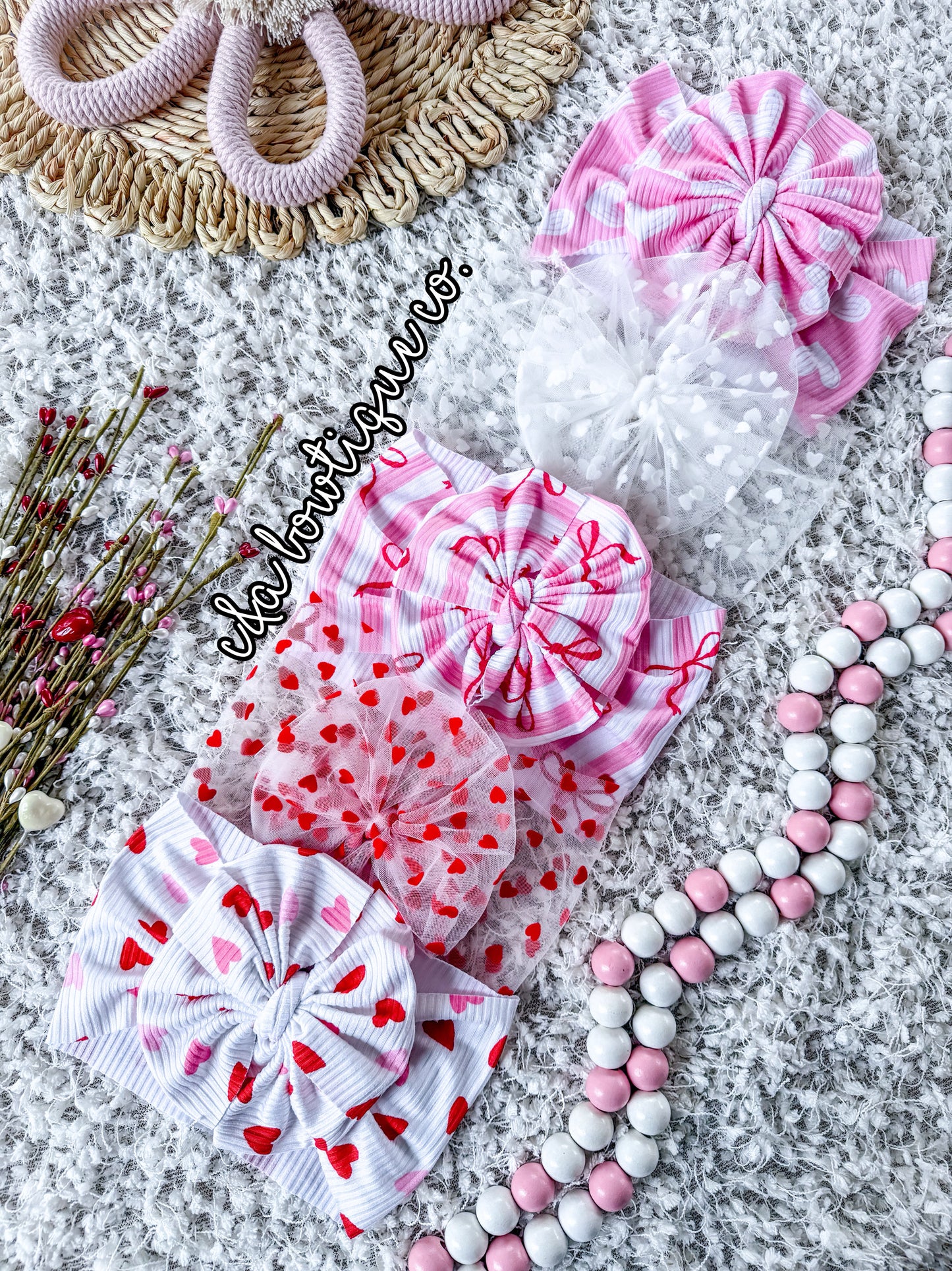 Pink Sparkly Romance
 - Headwraps