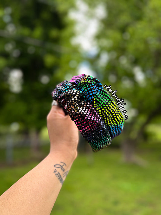 Disco Dots- Headbands/Scrunchies
