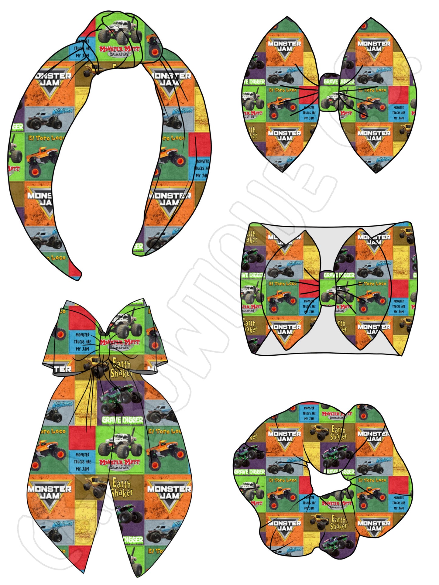 VIP New Prints- Headbands/ Scrunchies / Key-fob Scrunchie