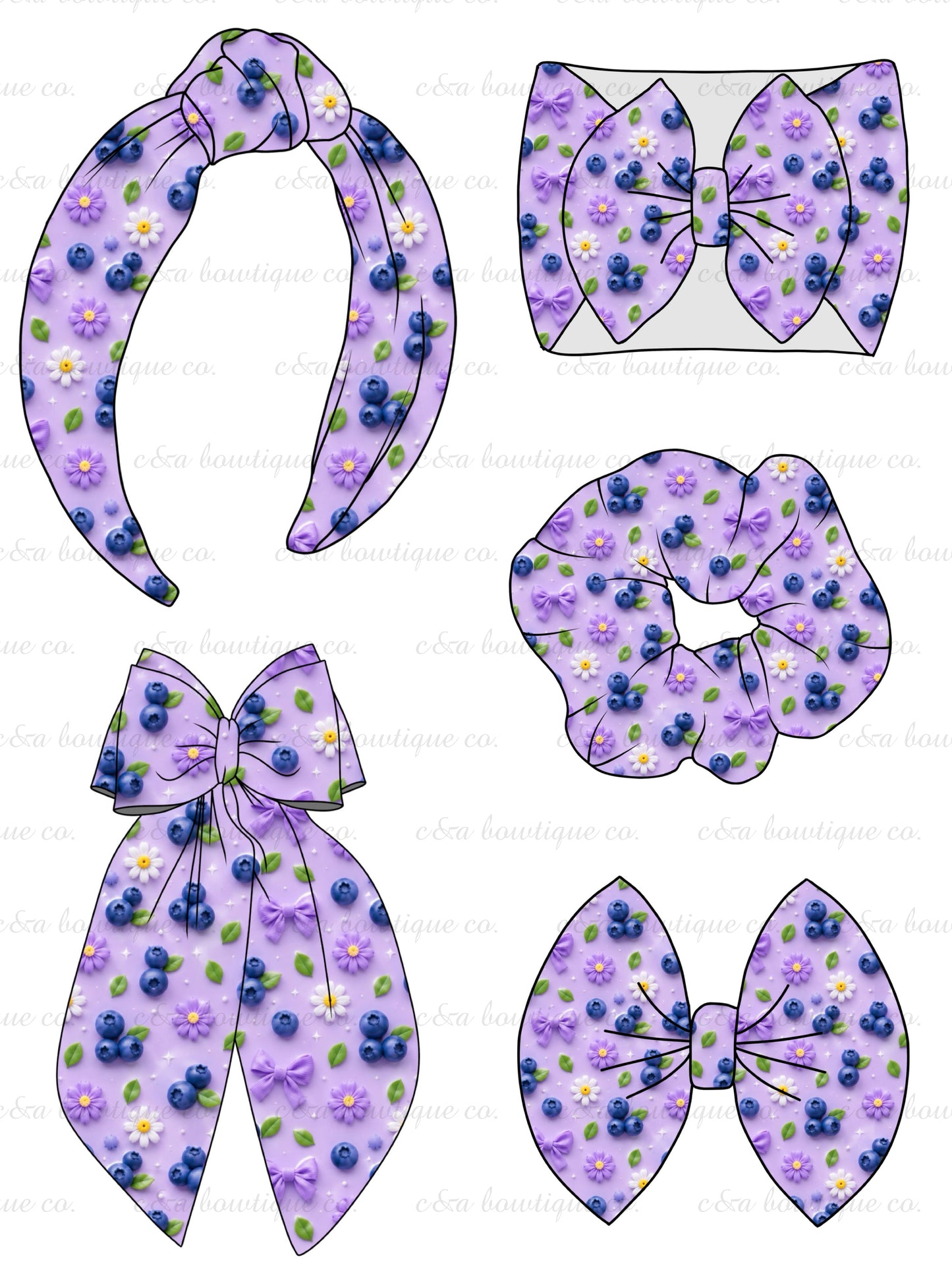 Summer Fruits- Bows