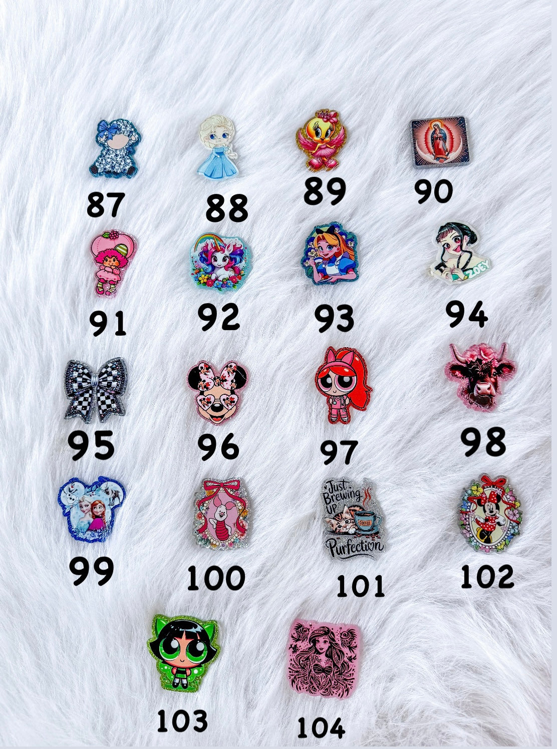Felties, Charms, Patches Etc