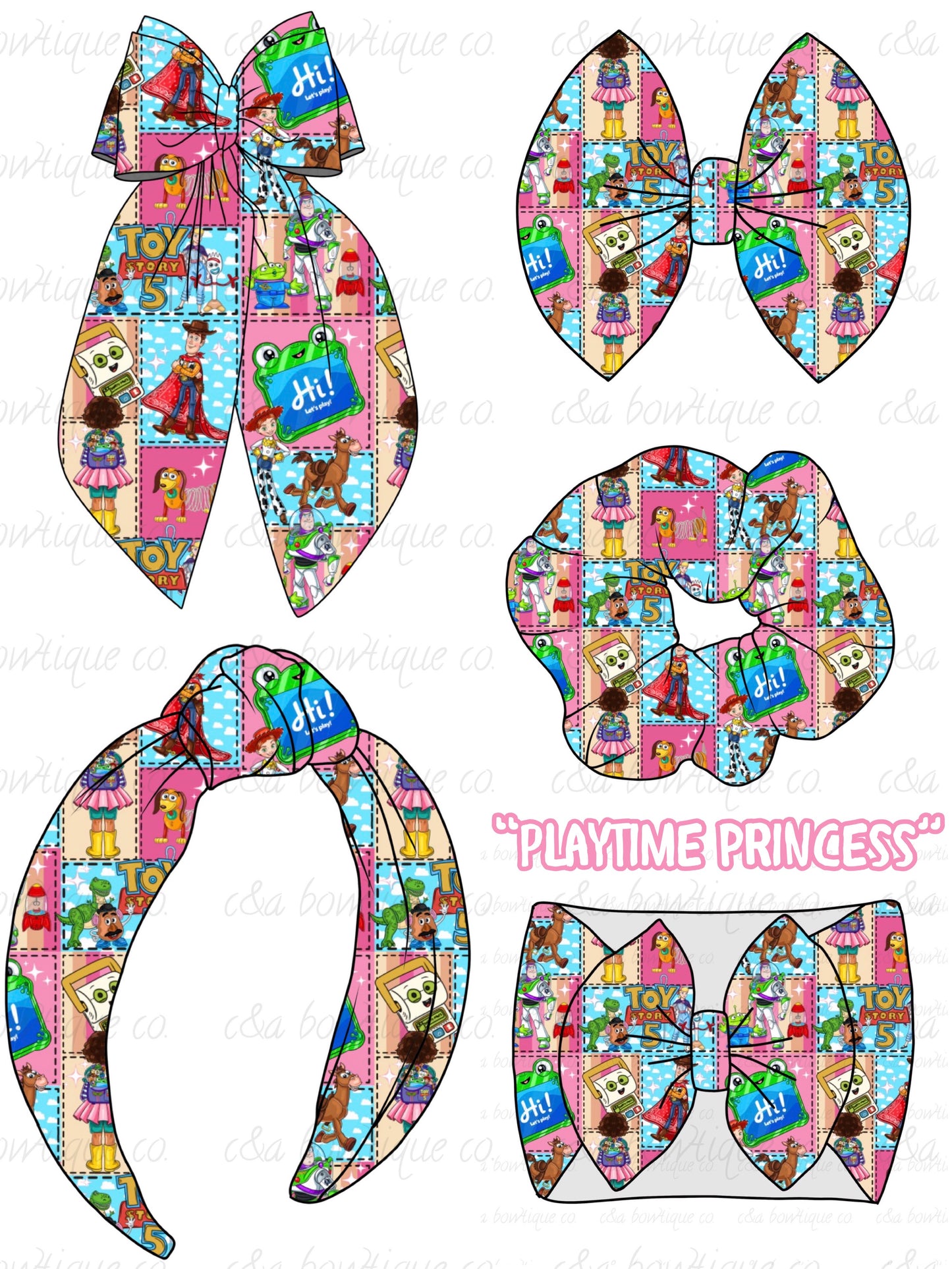 Infinity & Beyond-  Headbands/ Scrunchies / Keyfob Scrunchies