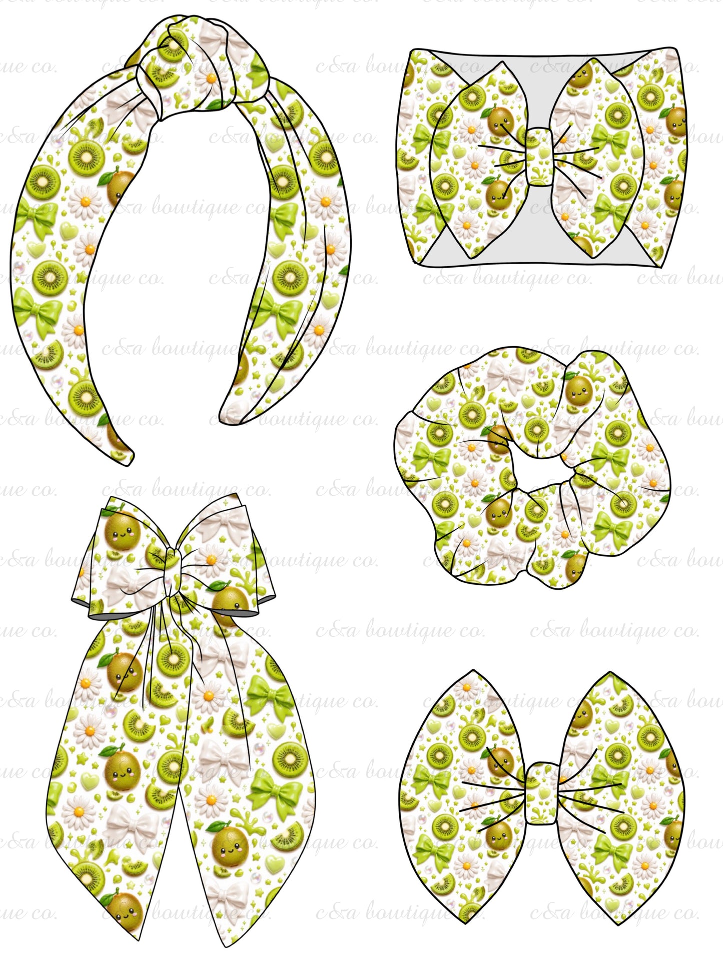 Summer Fruits- Bows