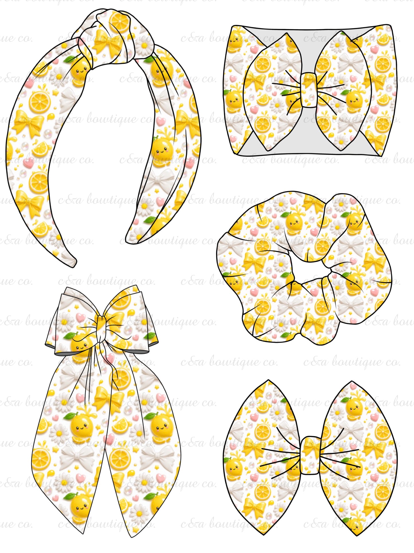Summer Fruits- Bows