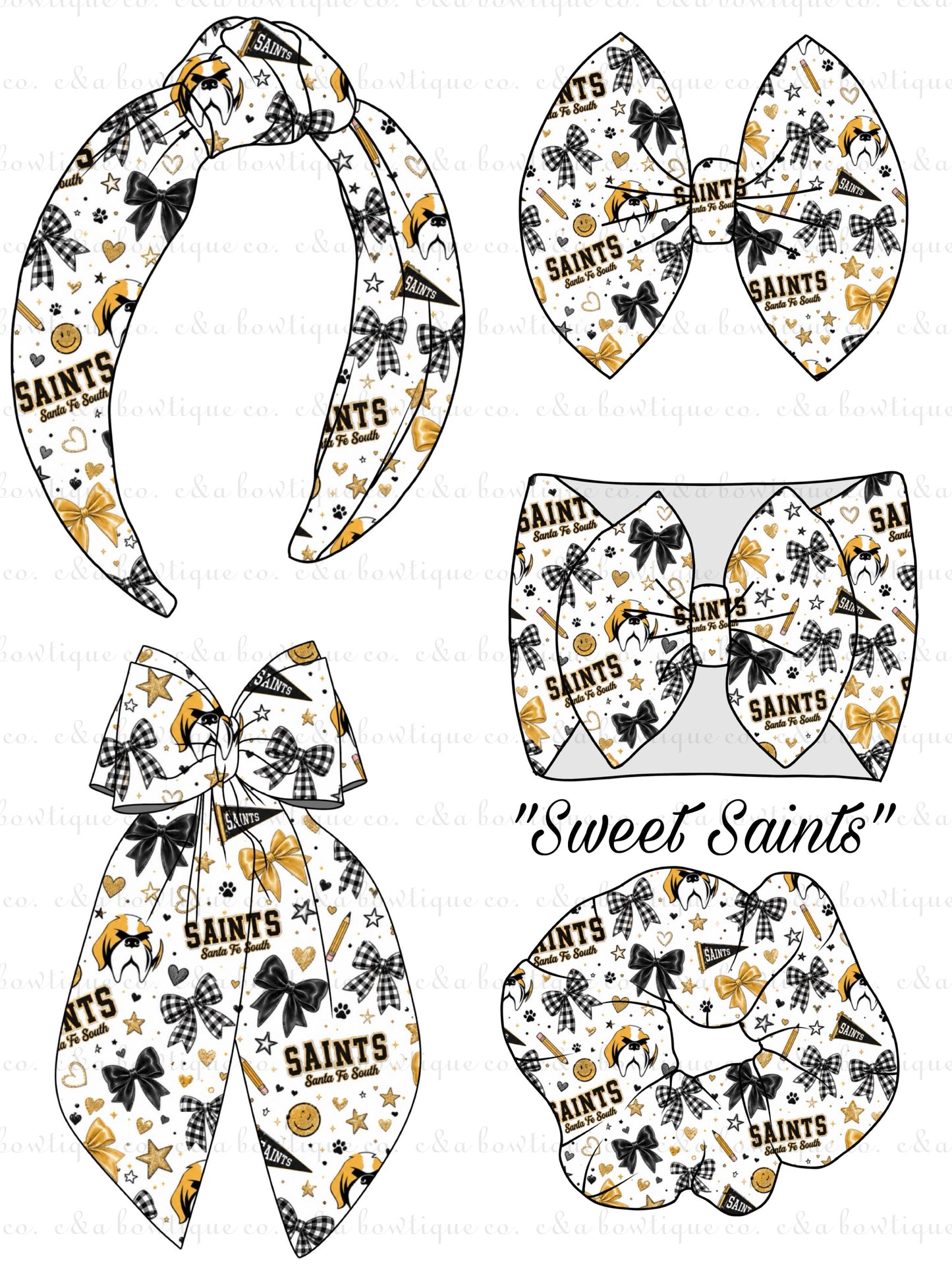 School - Headbands/ Scrunchies / Key-fob/ Lanyards