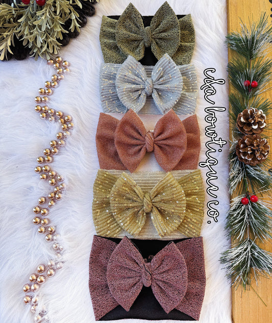Holiday Sparkle- Headwraps
