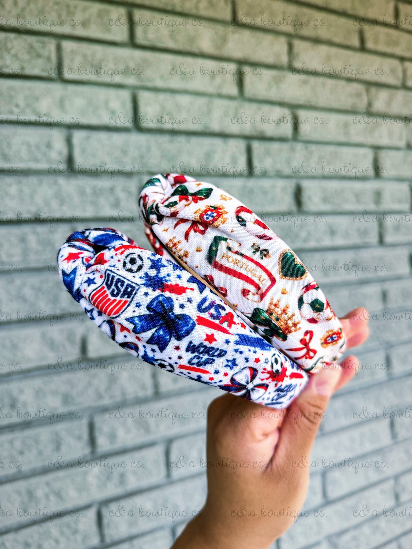 World Cup - Headbands/ Scrunchies / Keyfob Scrunchies