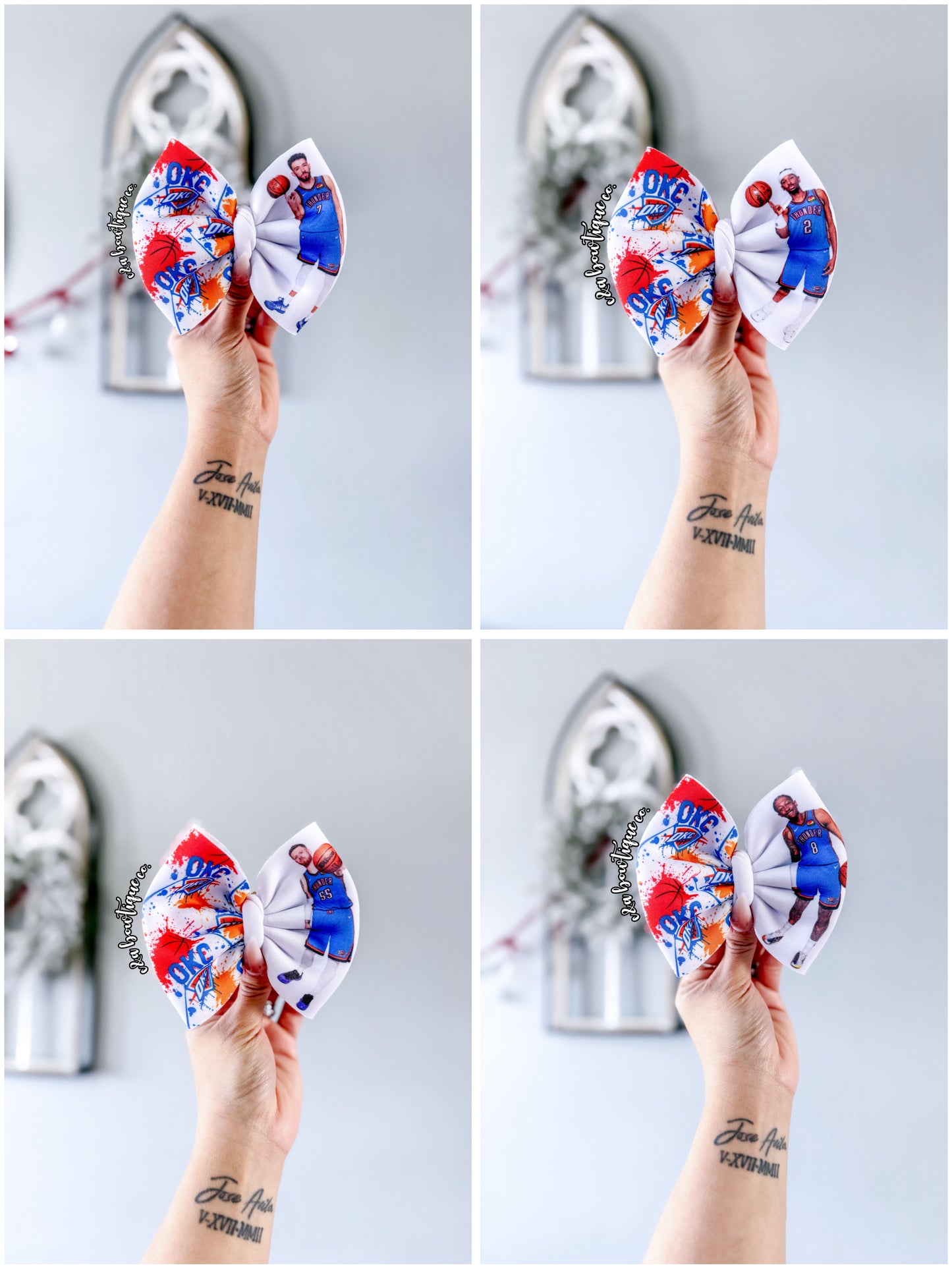 OKC Basketball Players - Big Bows