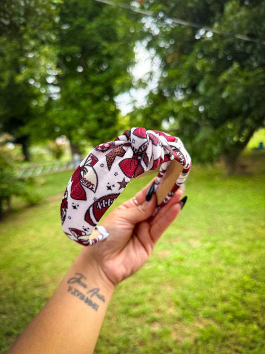 Football - Headbands/ Scrunchies