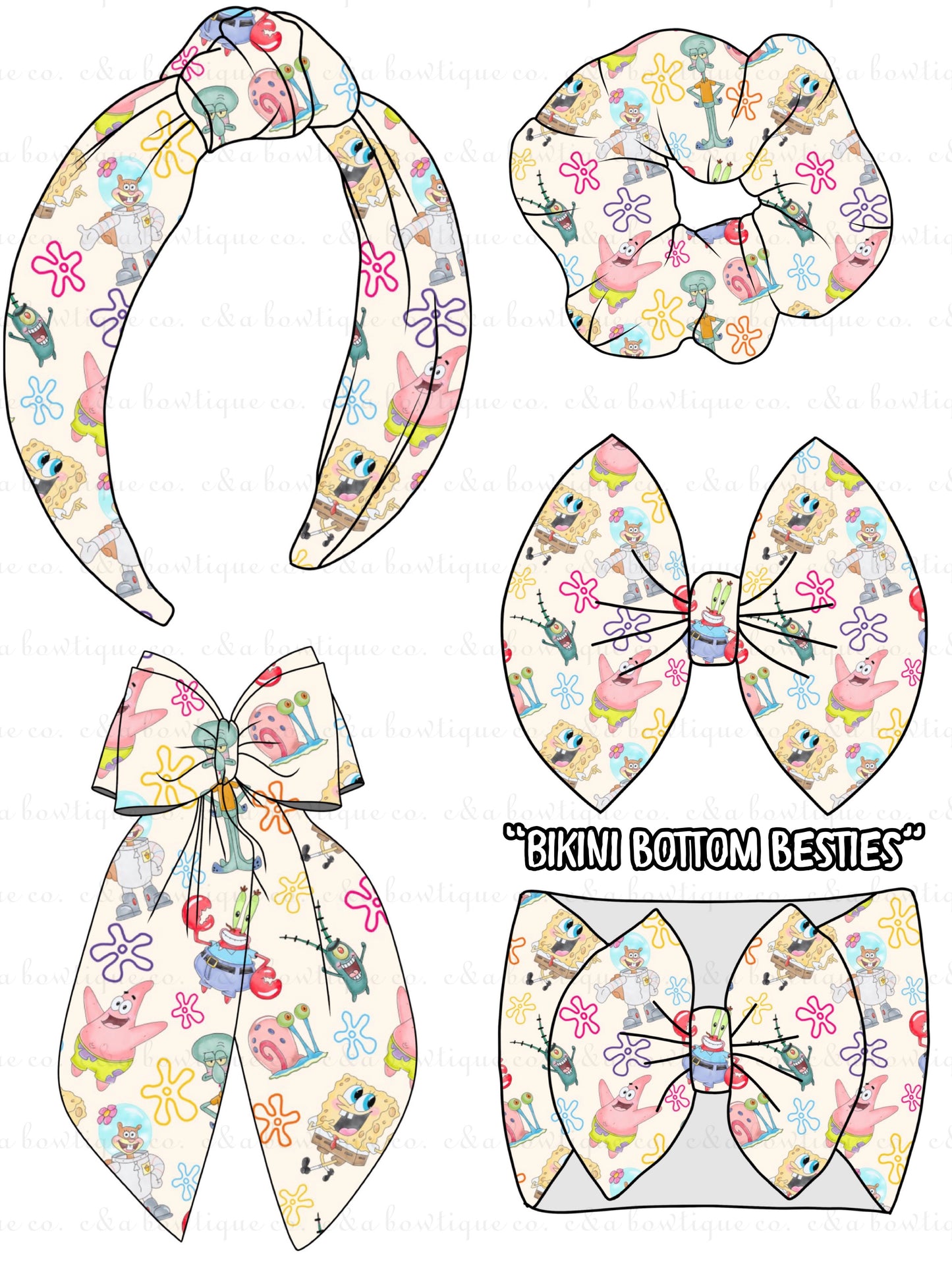 VIP New Prints- Headbands/ Scrunchies / Key-fob / lanyards