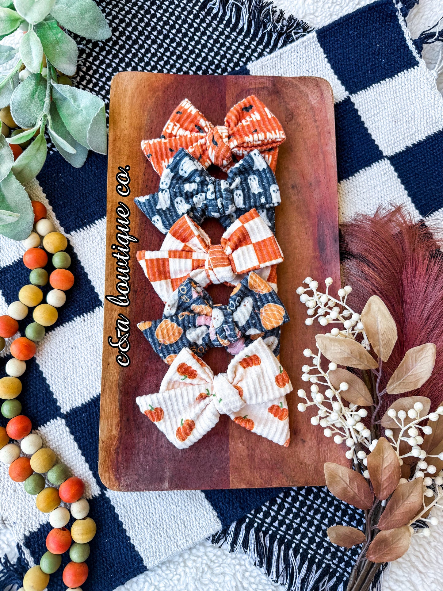Vintage Halloween- Bows