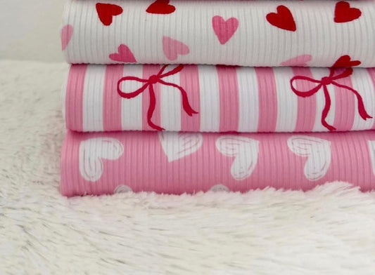 Pink Sparkly Romance - Headbands/ Scrunchies