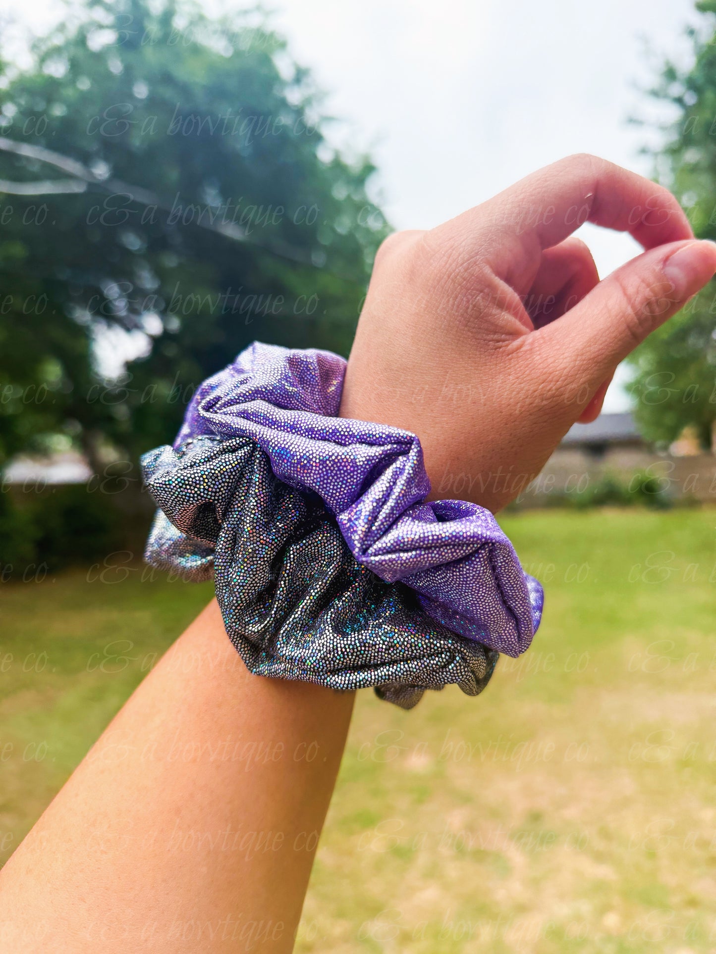 Mermaid- Headbands/ Scrunchies / Keyfob - Scrunchies