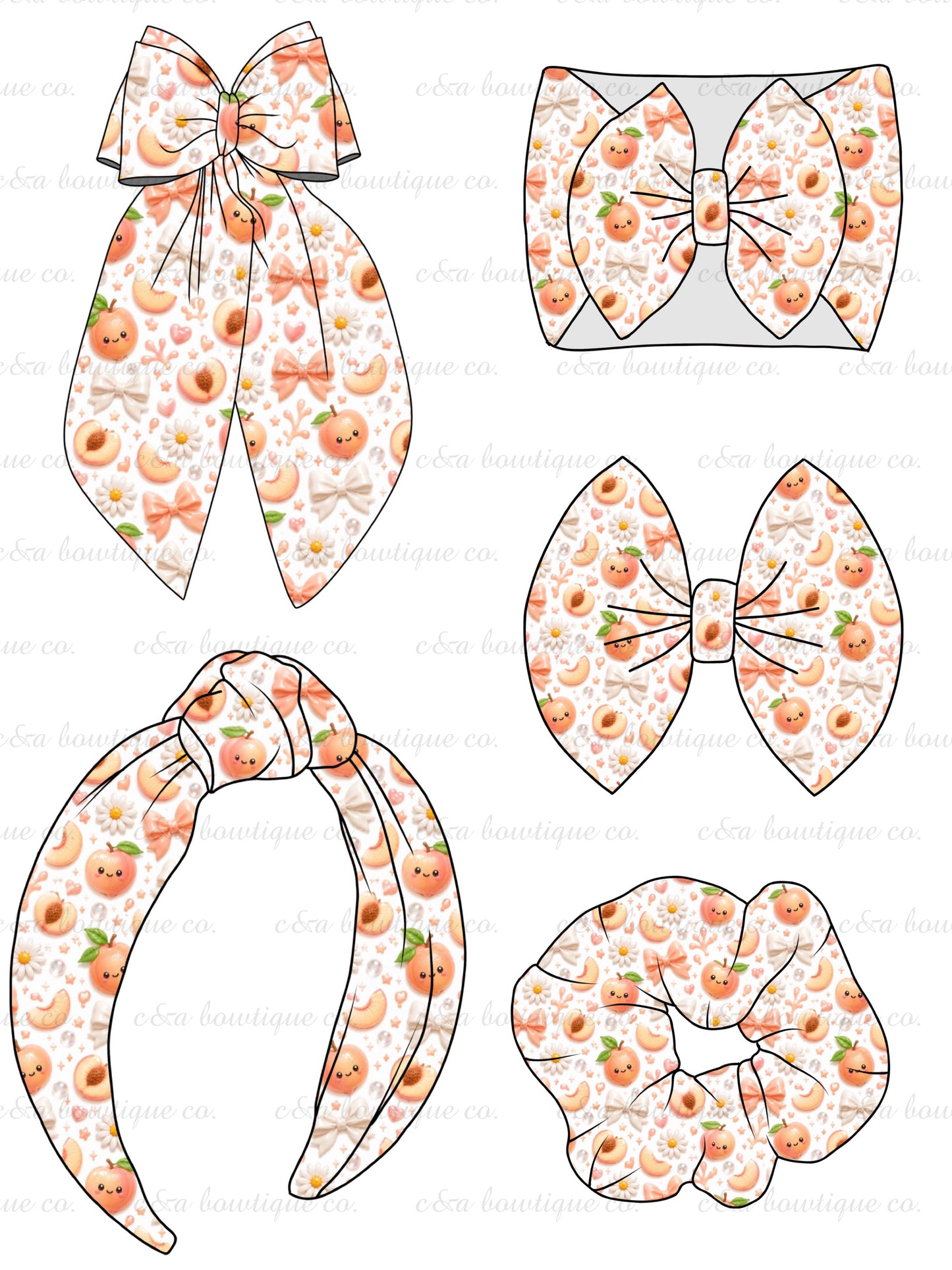 Summer Fruits- Bows