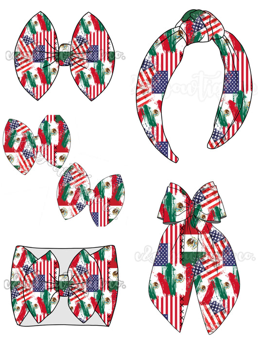 Mexico - Headband/ Scrunchies