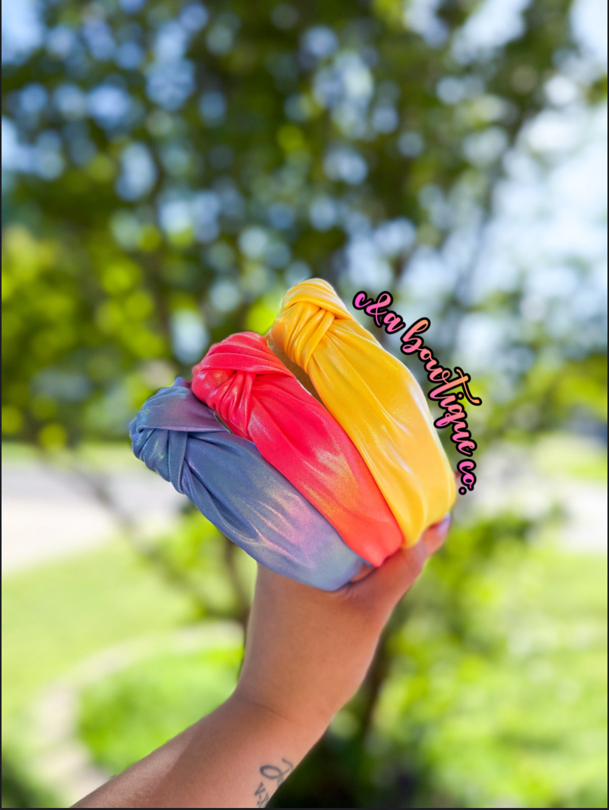 Holo Spandex 2.0 - Headbands/Scrunchies