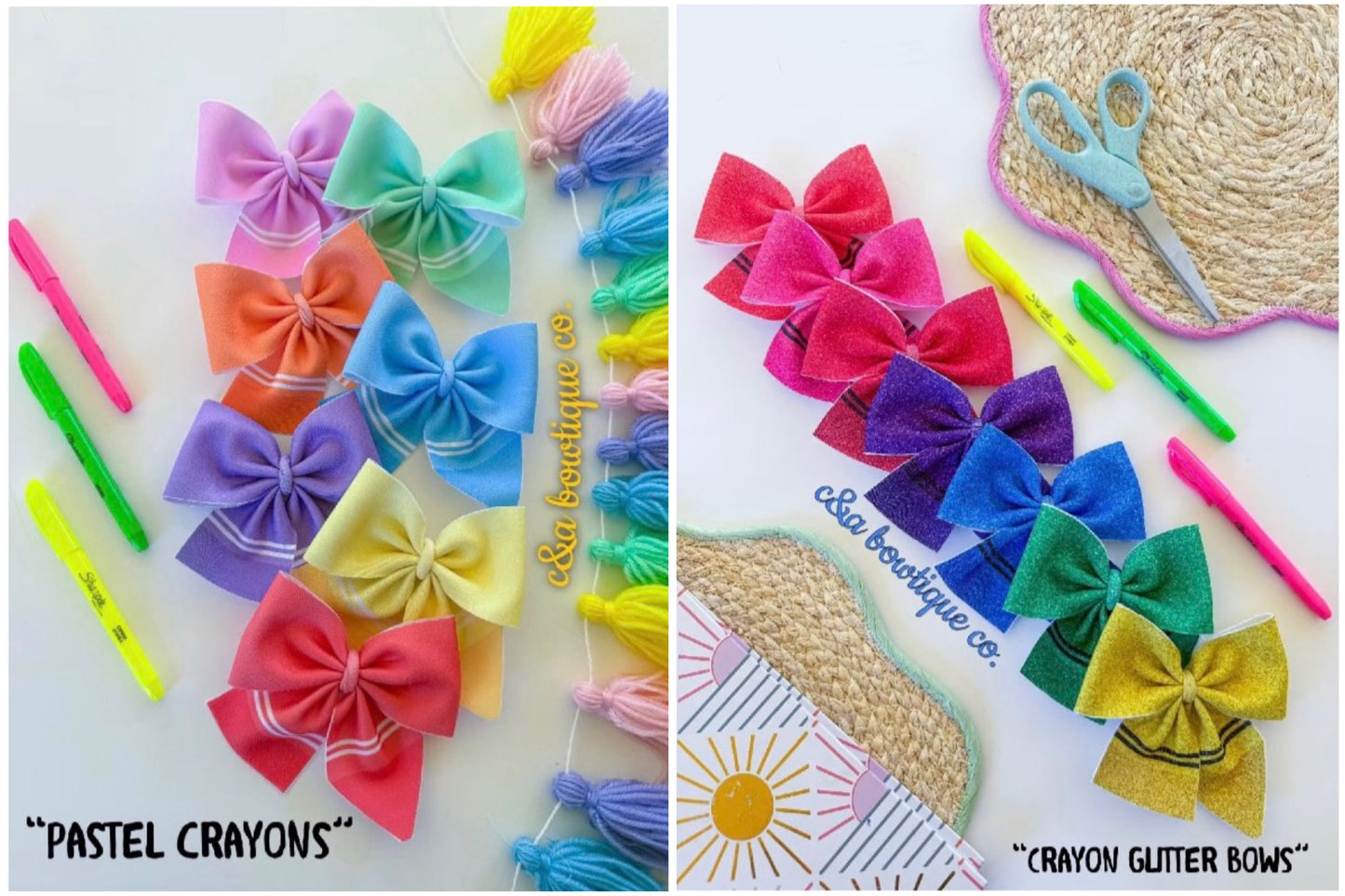 Crayon Bows