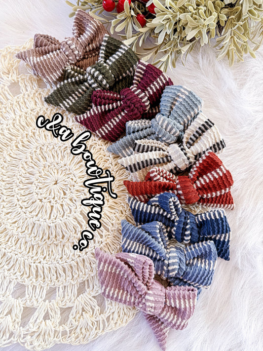 Wave Stripes- Bows