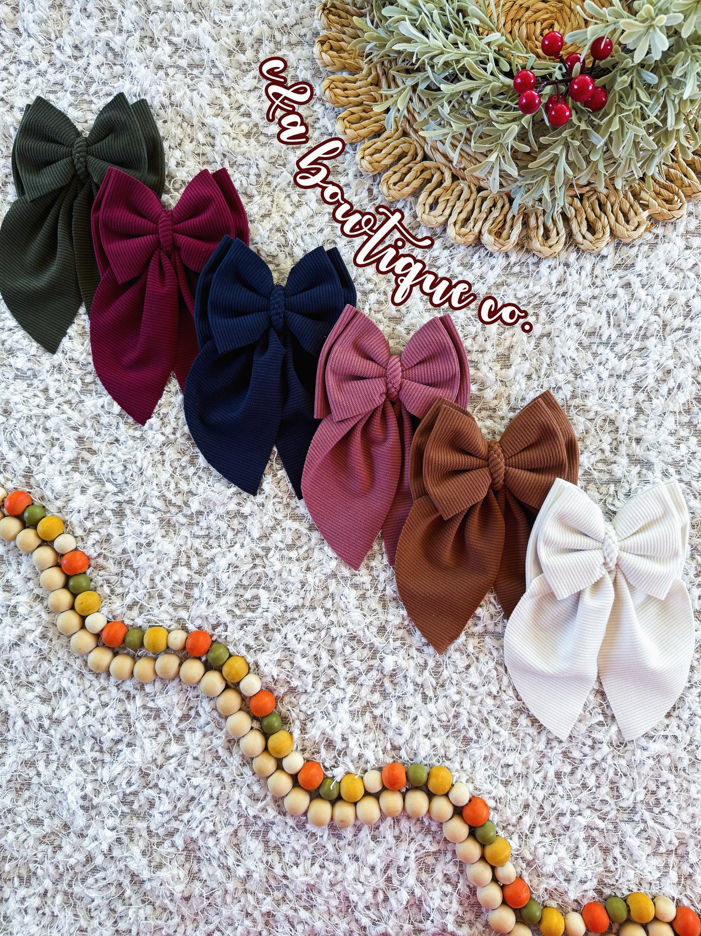 Corduroy + Prints - Bows