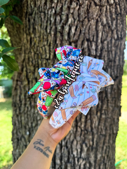 Back To School- Headbands/ Scrunchies
