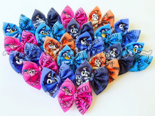 Blue Dog & Honey Friends  - Bows