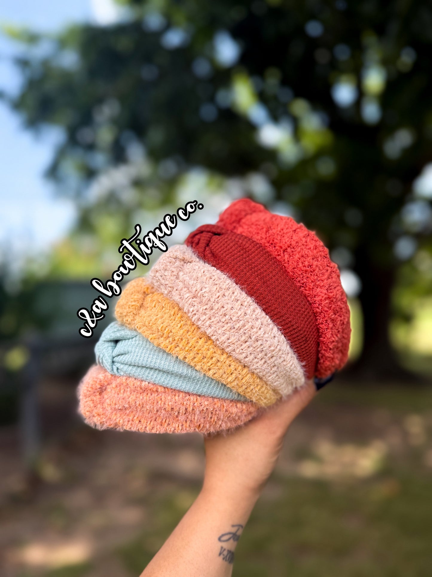 Sherpa Days… Sweater Nights  - Headbands/ Scrunchies