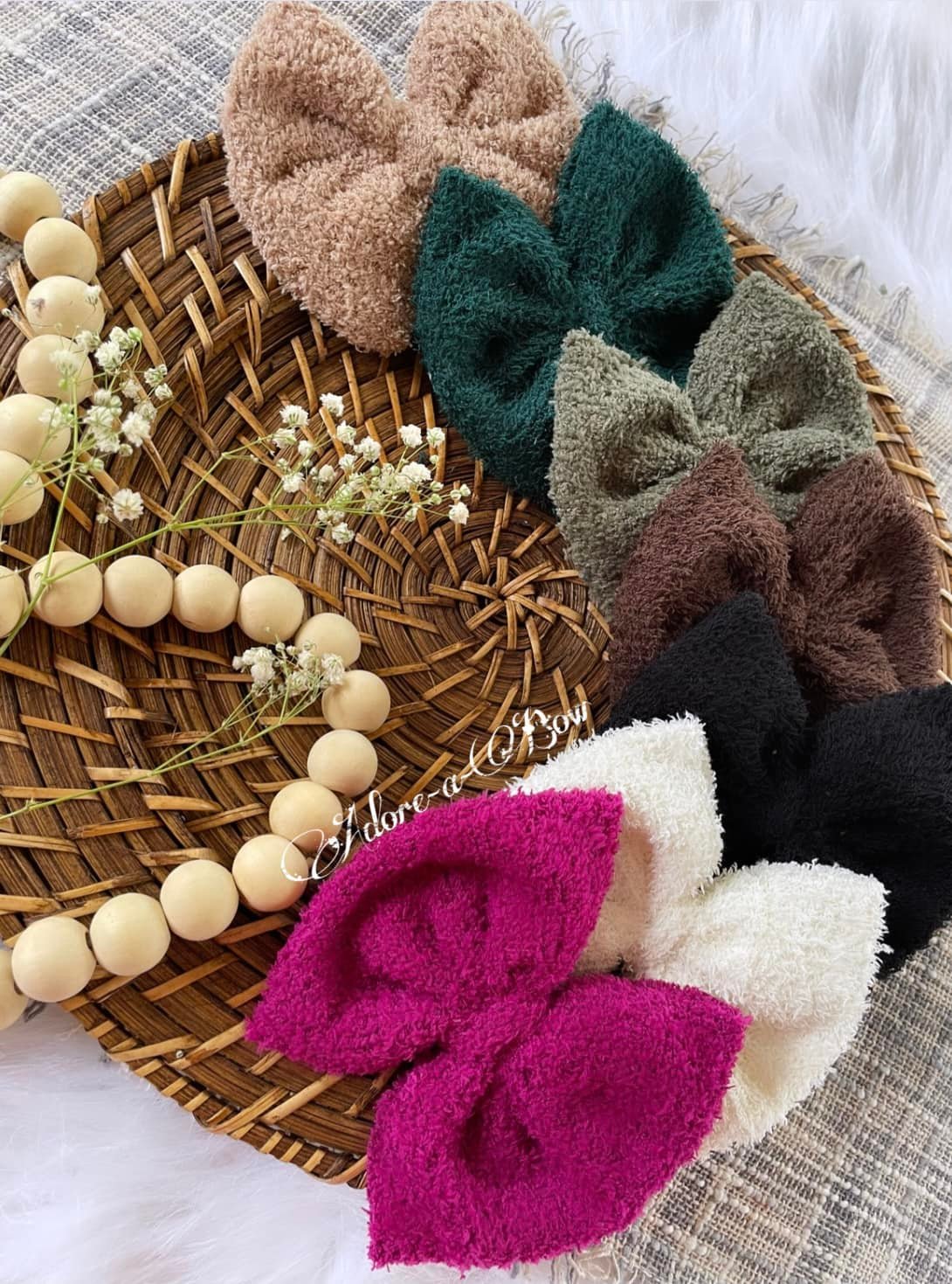 Pleated + Cozy Bows