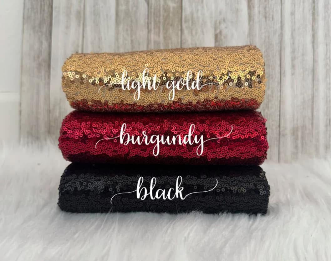 Sequin Mesh Headwraps