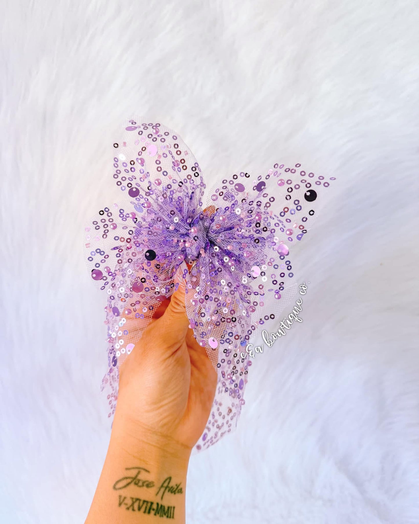 Sequin Mesh Headwraps