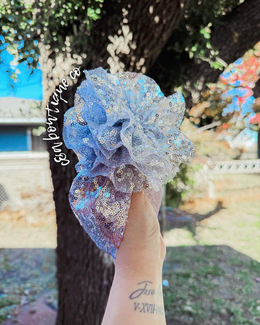 Sequin Mesh Headwraps