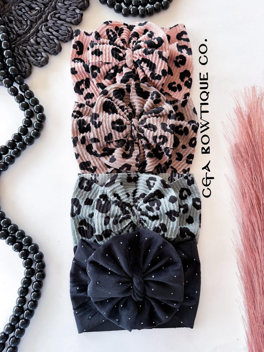 Pink/Purple/Cheetah/Cinder Headwraps
